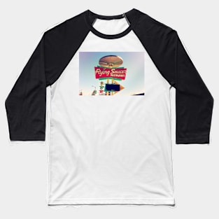 Flying Saucer Diner 2 Baseball T-Shirt